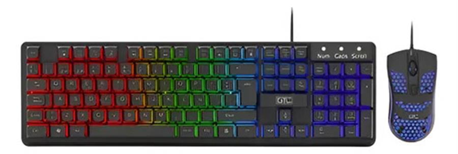Kit Gamer Teclado y Mouse GTC Prisma DUO RGB ()CBG-025N