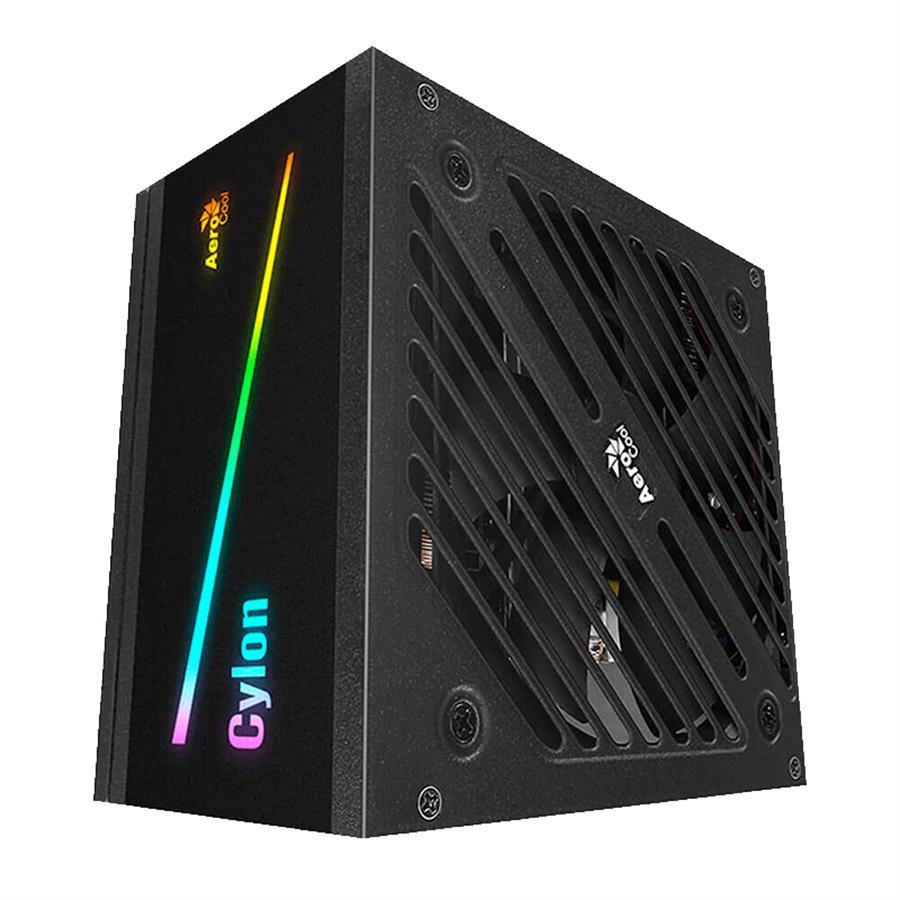 Fuente Aerocool Cylon 500W RGB - 80 Plus Bronze (OEM) - OUTLET