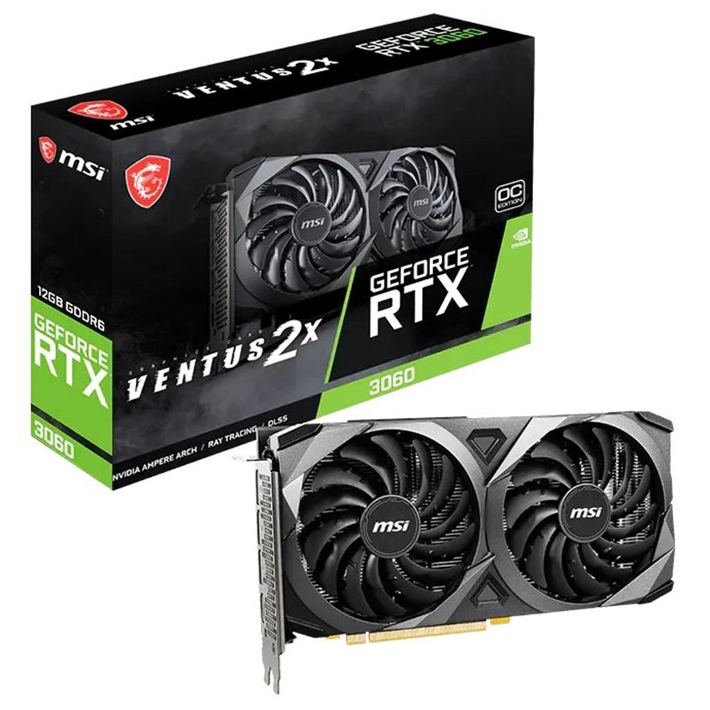 PLACA DE VIDEO RTX 3060 MSI VENTUS 2X 12G OC V1