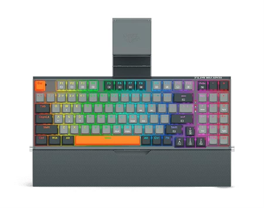 TECLADO REDRAGON MECÁNICO OLAF 80% RGB - (K648GG)