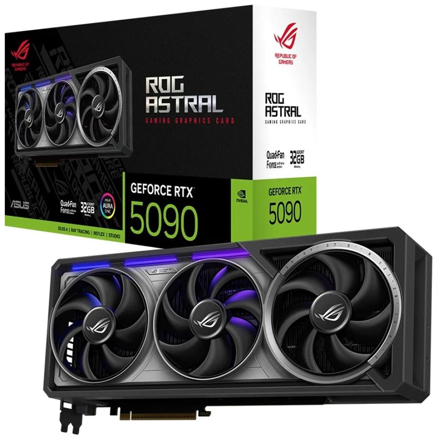 Placa de video RTX 5090 ASUS ROG ASTRAL 32GB OC GDDR7