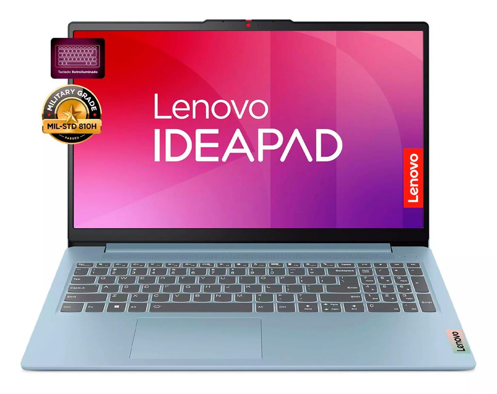 NOTEBOOK IDEAPAD SLIM 3 15.6" R5 7520U, 8GB, 512 SSD; W11 HOME