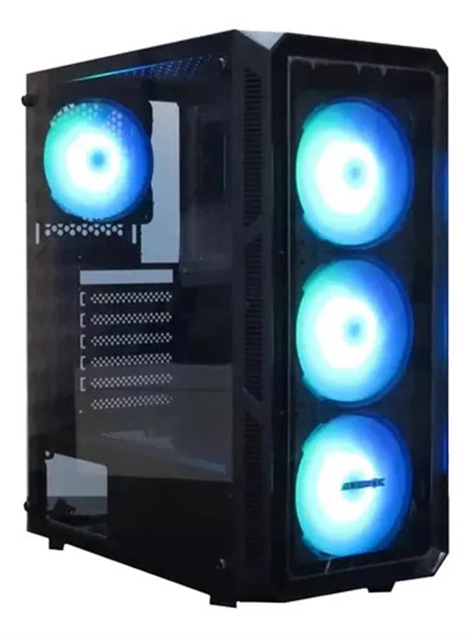 Gabinete Gamer AUREOX RHEA ARX400G C/ 4 VENT + Controladora