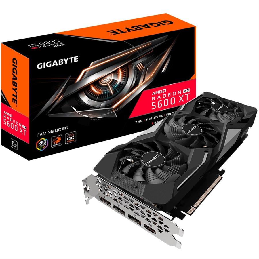 Placa de video RX 5600 XT Gigabyte Gaming OC 6 GB (Fullbox) - OUTLET