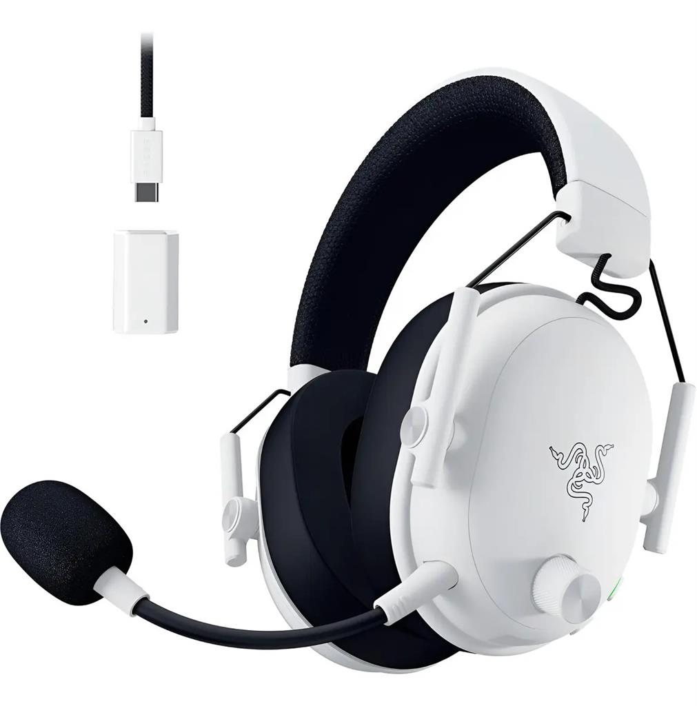 AURICULAR RAZER BLACKSHARK V3 WIRELESS WHITE EDITION