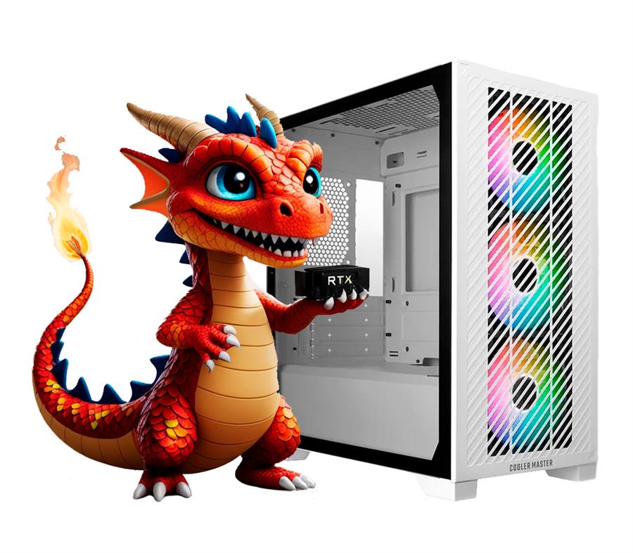 PC GAMER RTX 3060 12 GB, RYZEN 5 5500, 16 GB, SSD 500 GB