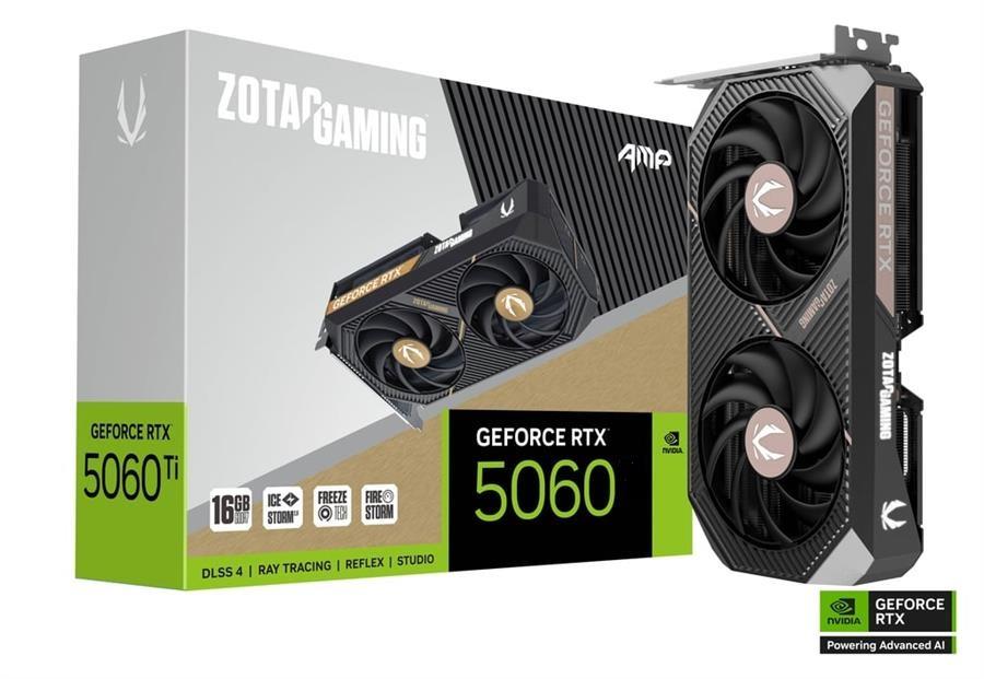 Placa de video RTX 5060 Zotac Gaming AMP 8 GB