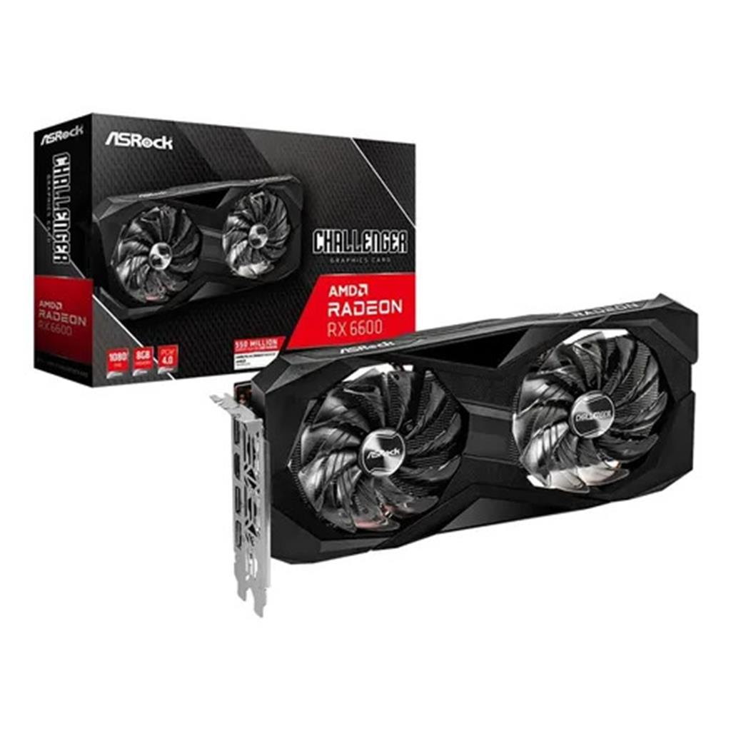 Placa de video RX 7600 Asrock Challenger 8GB OC