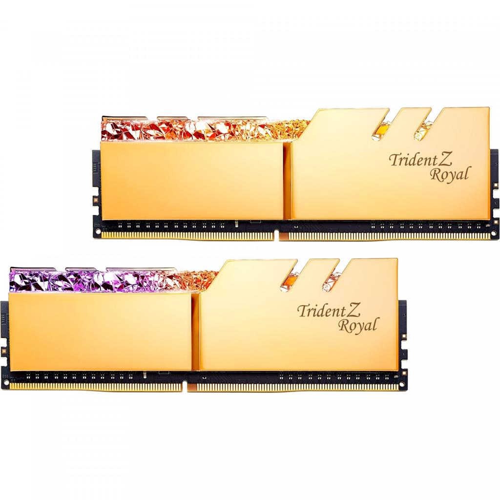 MEMORIA GSKILL TRIDENT Z ROYAL DDR4 16 GB 3600 MHZ RGB GOLD 2X8