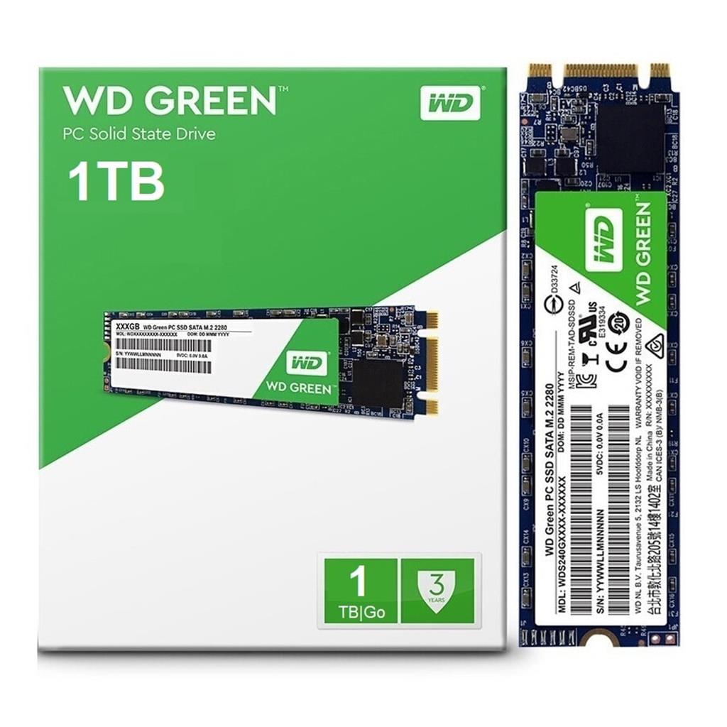 DISCO SSD 1 TB WD GREEN SN350 M.2 2280 NVME