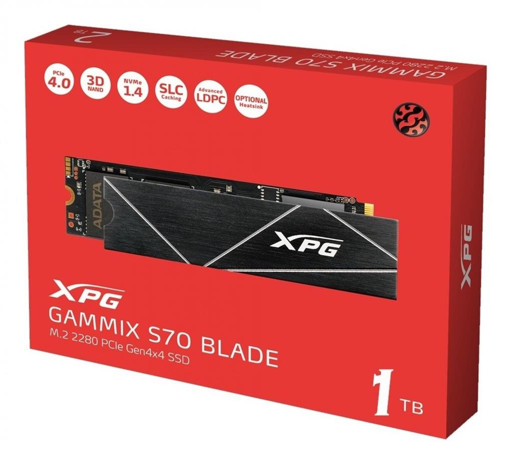 Disco SSD M.2 1TB ADATA XPG GAMMIX S70 BLADE Gen 4 - 7200 MB/s