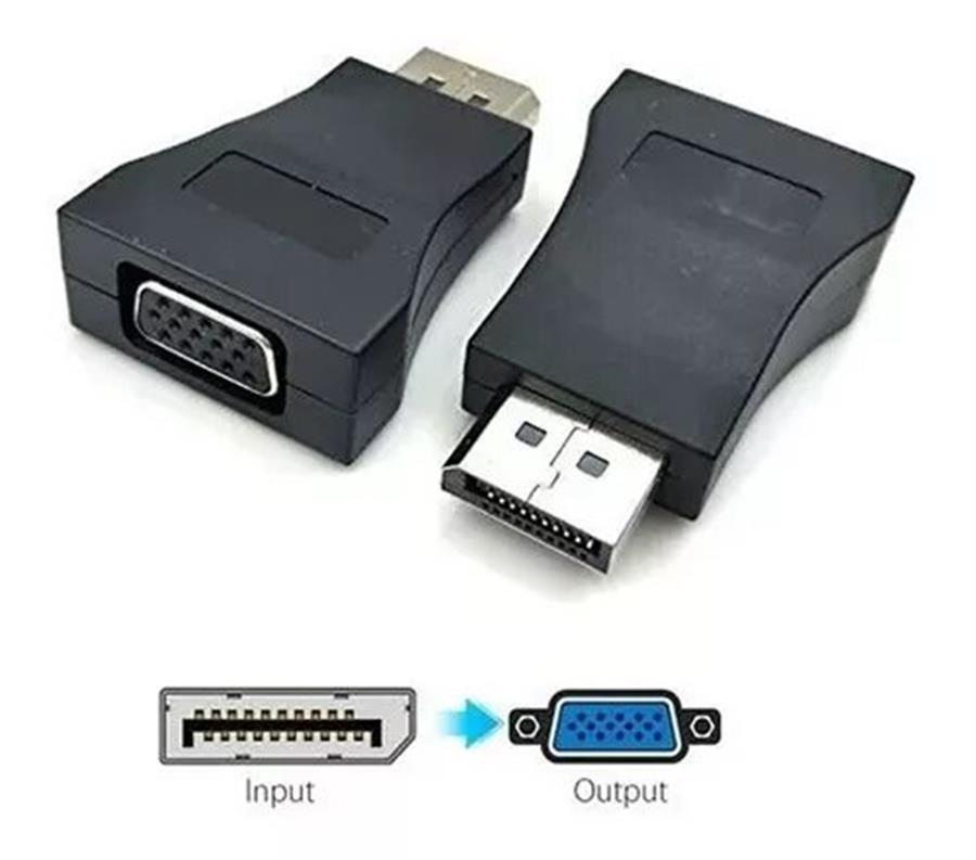 Adaptador Display Port macho a VGA Hembra - Intco