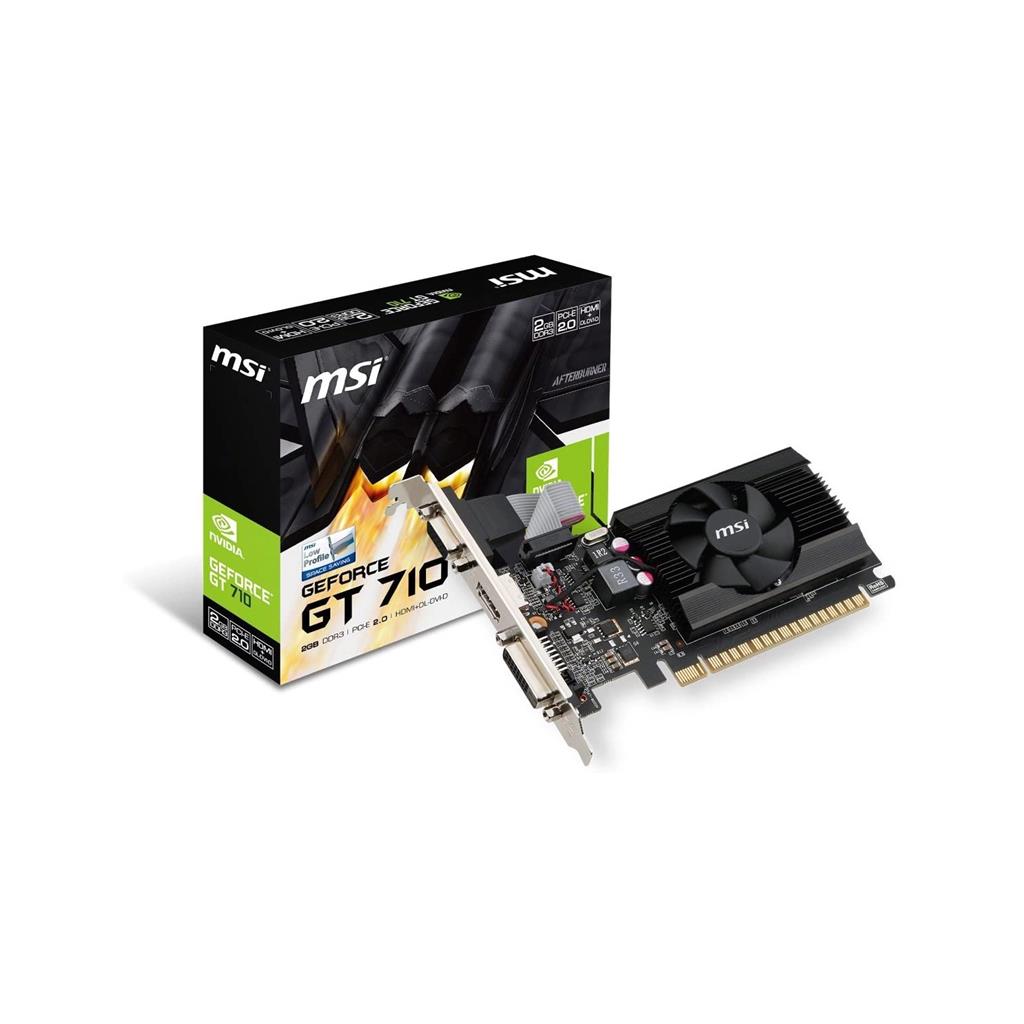 PLACA DE VIDEO GT 710 2GD3 MSI LP
