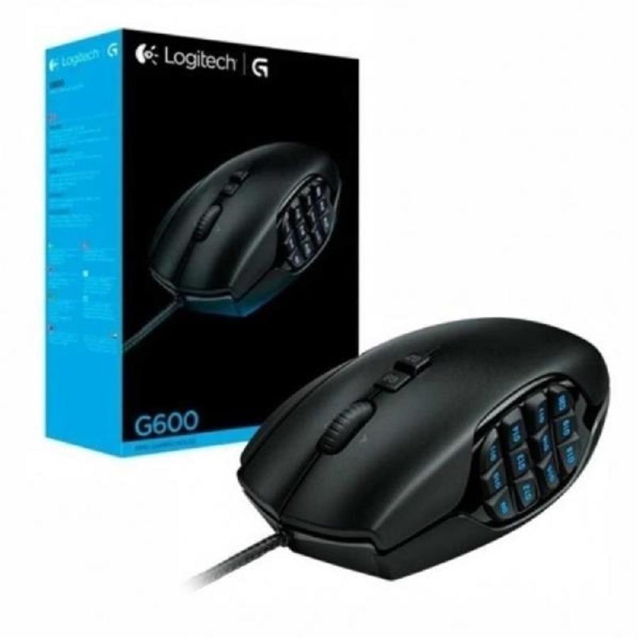 MOUSE GAMER LOGITECH G600 - MMO USB RGB C/ 12 TECLAS