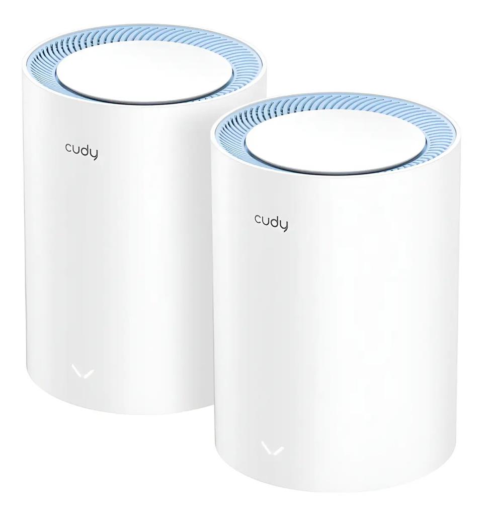 SISTEMA MESH WI-FI CUDY M1300 AC1200 PACK X2 DUAL BAND GIGABIT