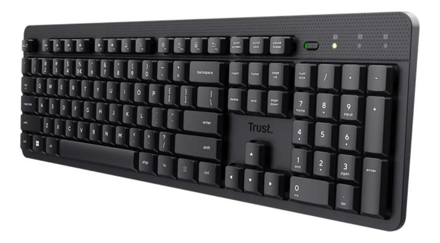 Teclado Inalámbrico Silencioso Trust Ody Ii Español