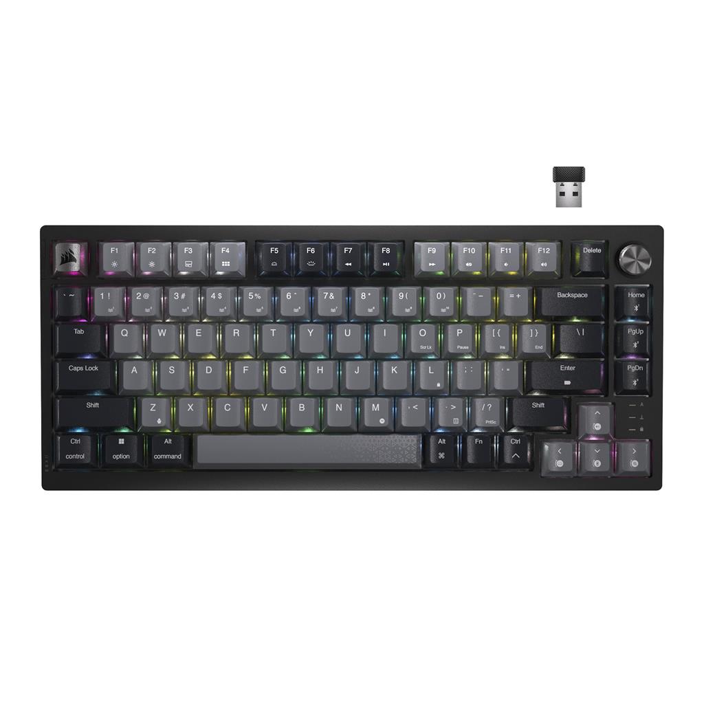 TECLADO CORSAIR K65 PLUS 75% RGB MECÁNICO – BLACK