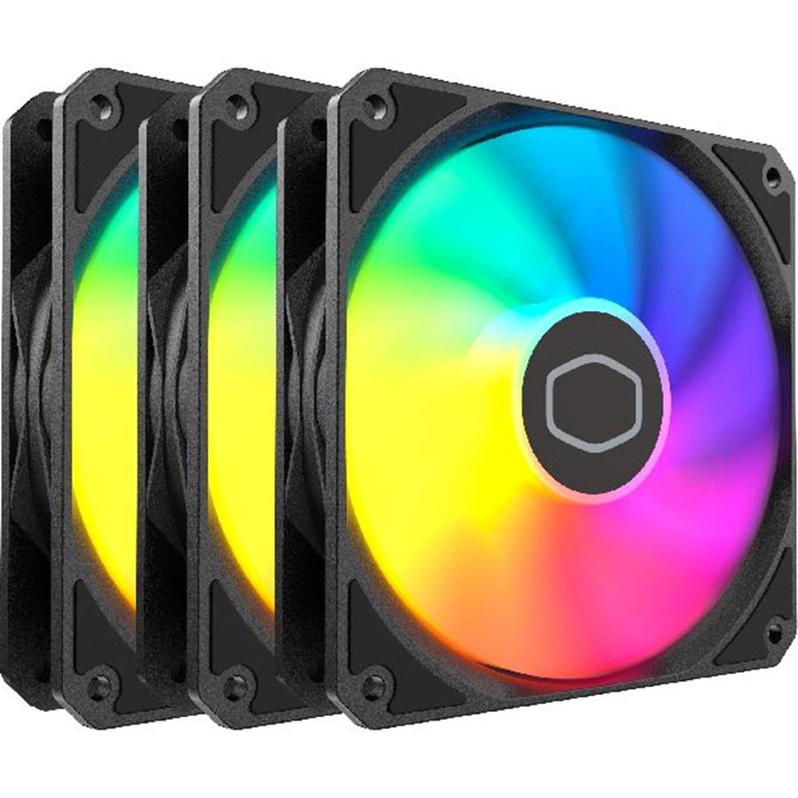 KIT 3 FAN COOLER MASTER MF 120 LITE ARGB 3-PACK 120MM