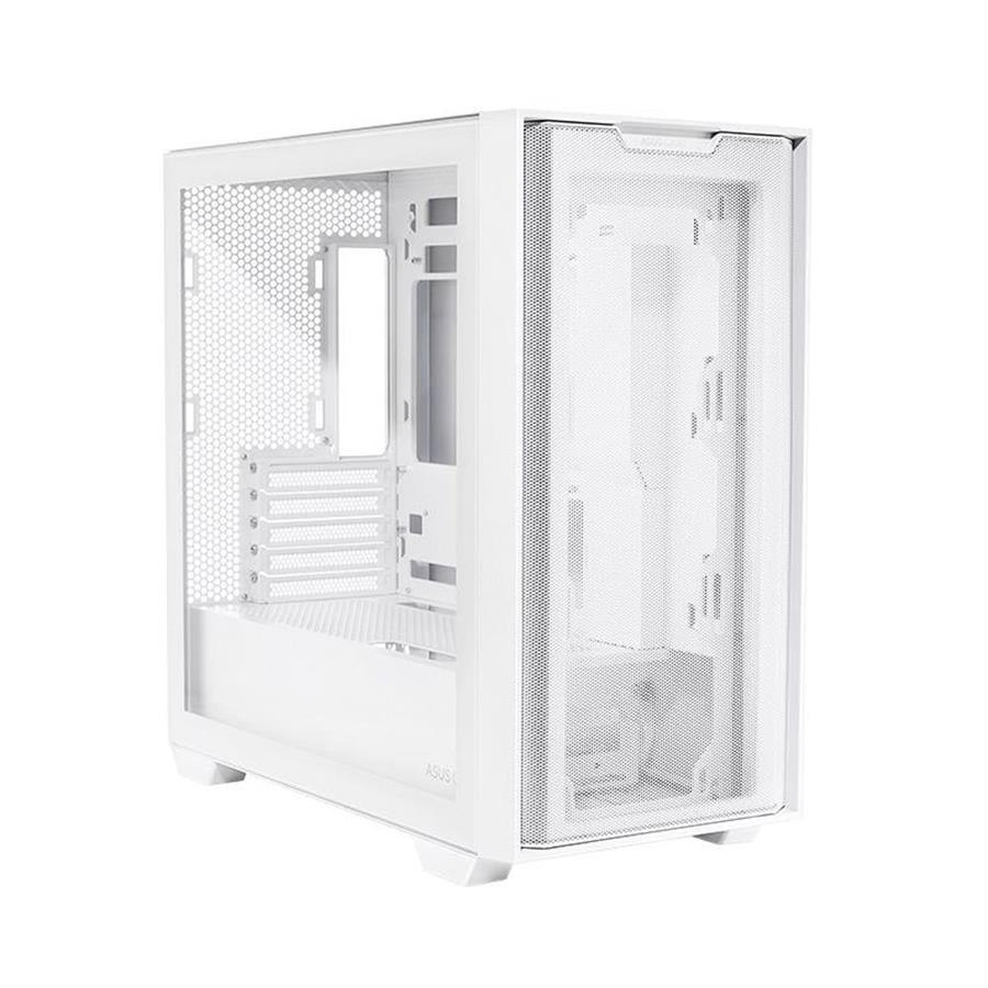 Gabinete ASUS A21 Mesh Vidrio Templado White - M-ATX