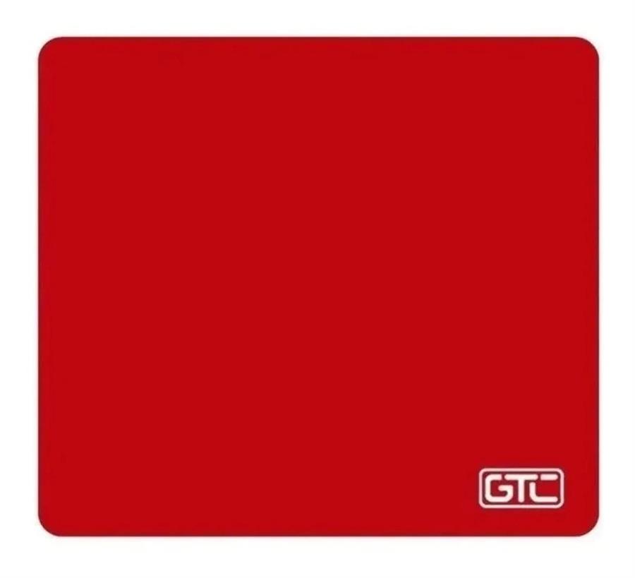 Mouse Pad GTC Rojo - Liso c/ Borde Reforzado