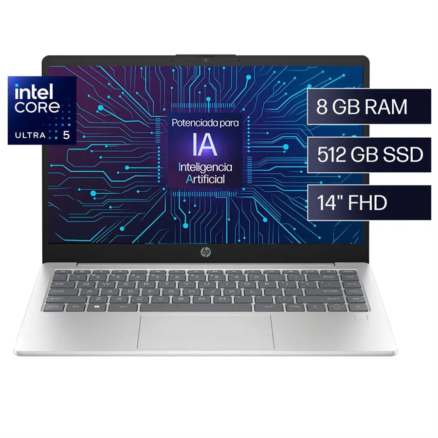 NOTEBOOK HP PAVILION PLUS 14 EW1000LA ULTRA 5 125H 16GB 512GB 14 OLED W11H (A1UC7LAABM)