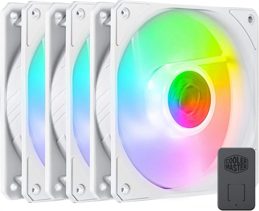 Cooler Master Sickleflow 120mm ARGB 3 in one kit White Edition