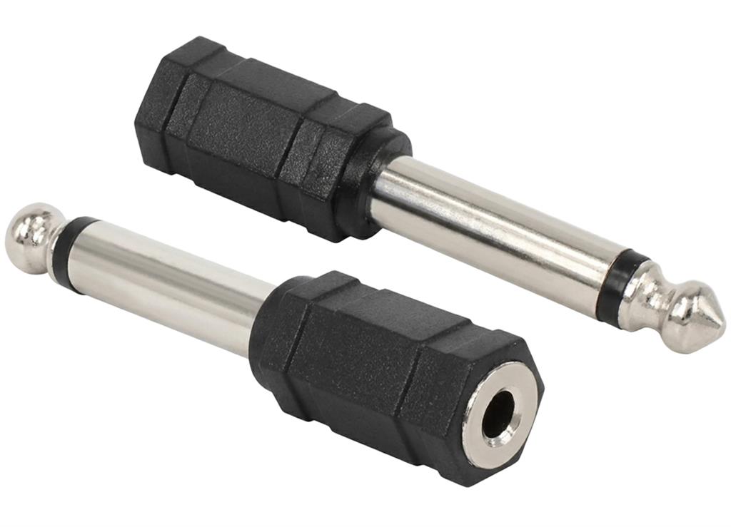 ADAPTADOR PLUG 6.5 M A JACK 3.5 H MONO - AUDIO