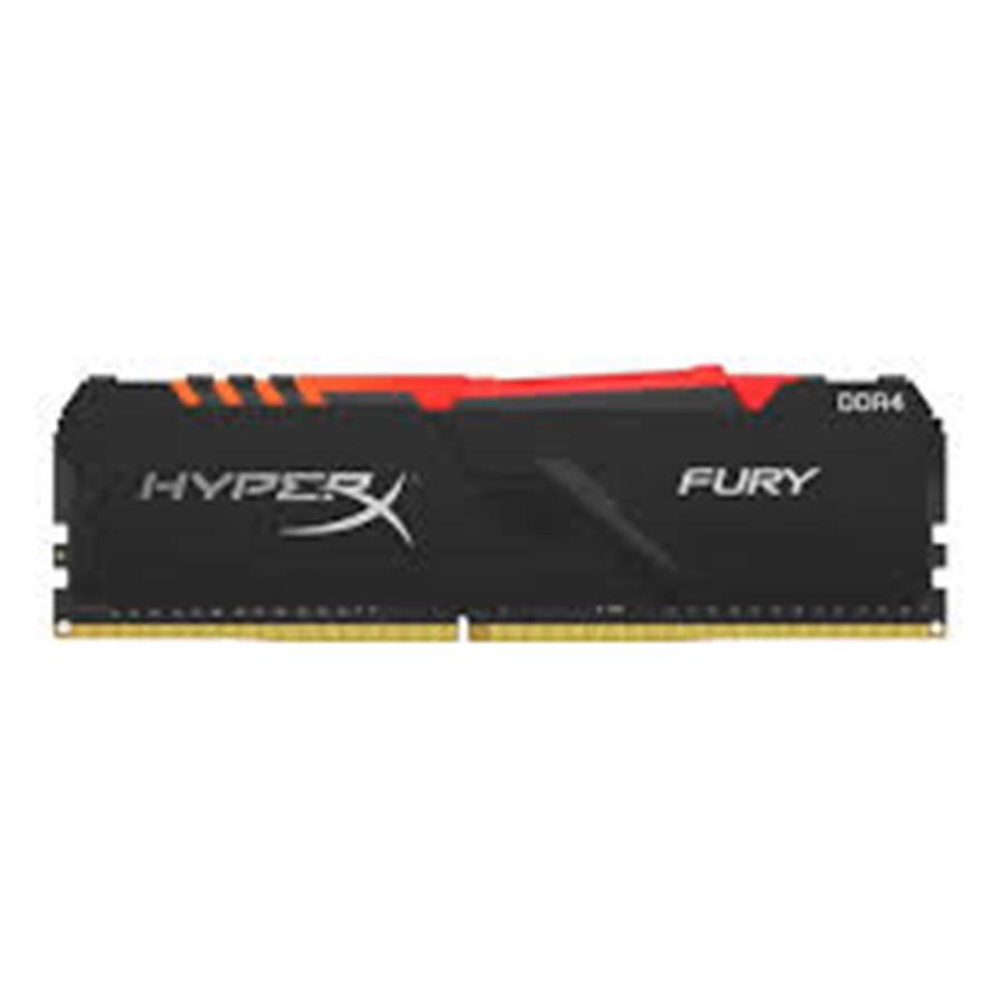 Memoria RAM 8 GB Kingston Hyper X Fury RGB 2666 MHz Black