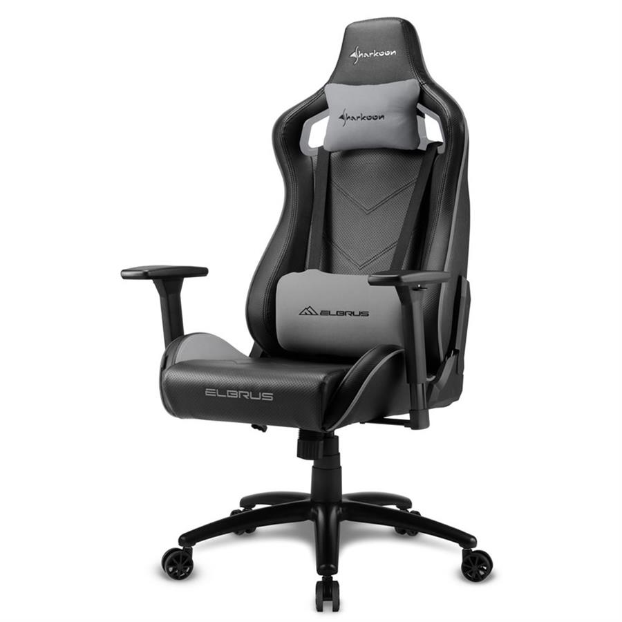 Silla Gamer Sharkoon Elbrus 2 Negra-Gris