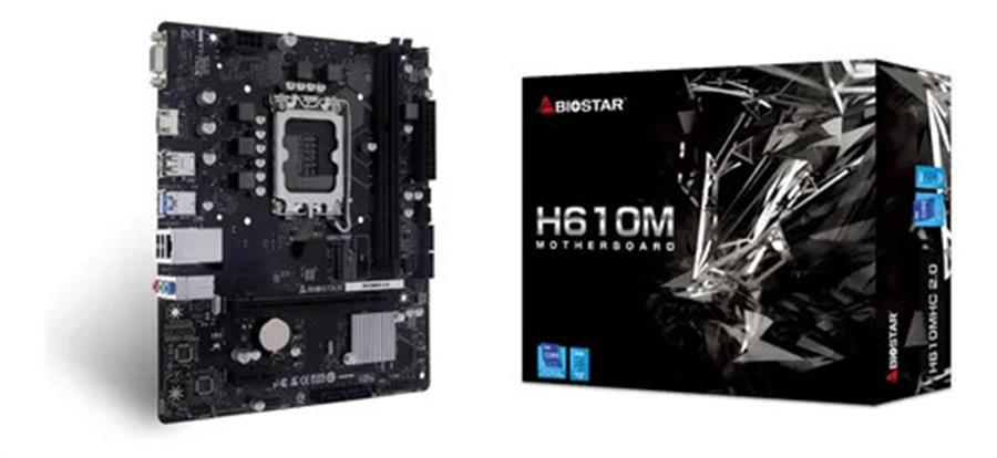 Motherboard BIOSTAR H610MHC DDR4 14th Gen mATX - LGA 1700