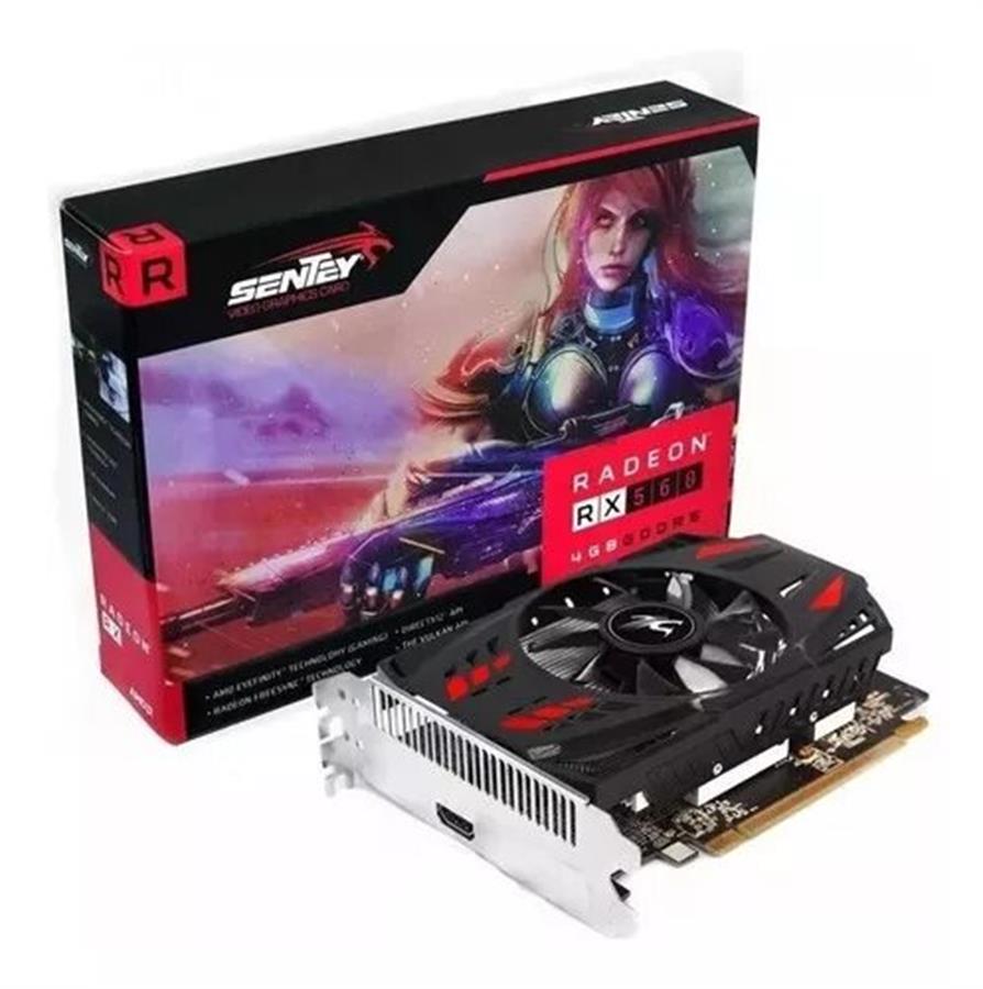 Placa de video RX 560 4 GB Sentey GDDR5 HDMI - NUEVA