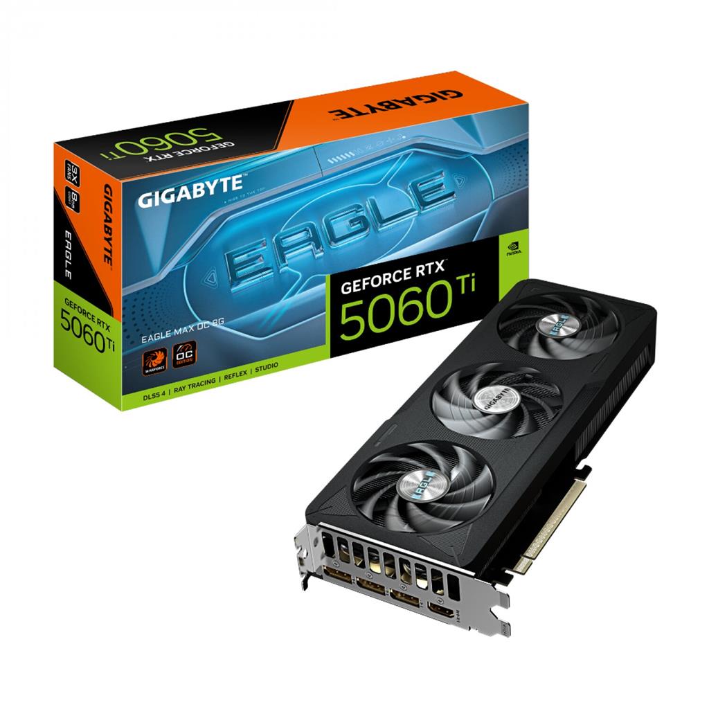 Placa de video RTX 5060TI GIGABYTE EAGLE MAX OC 8GB