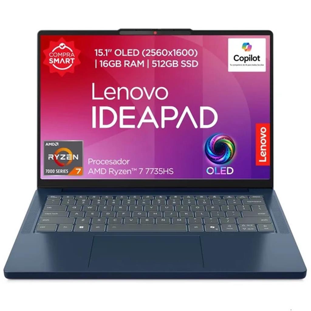 Notebook Lenovo IdeaPad 15.3" R7 7735HS 16 GB 512 SSD WIN 11H