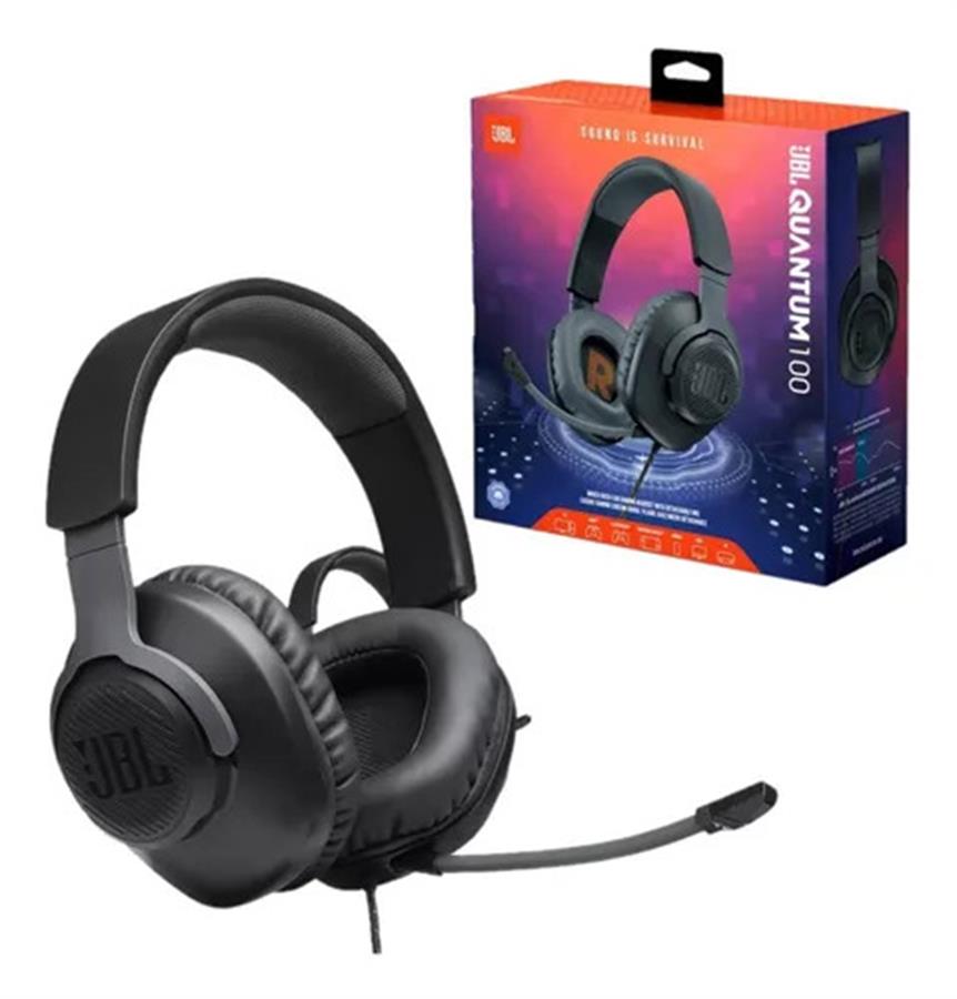Auricular Gamer JBL Quantum 100 Black - PC/XBOX/PS