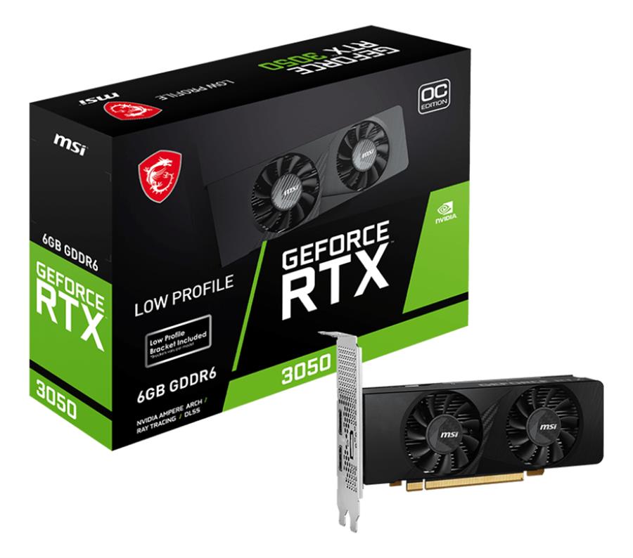PLACA DE VIDEO RTX 3050 MSI LP 6G OC (VG-MSI RTX3050 LP6)