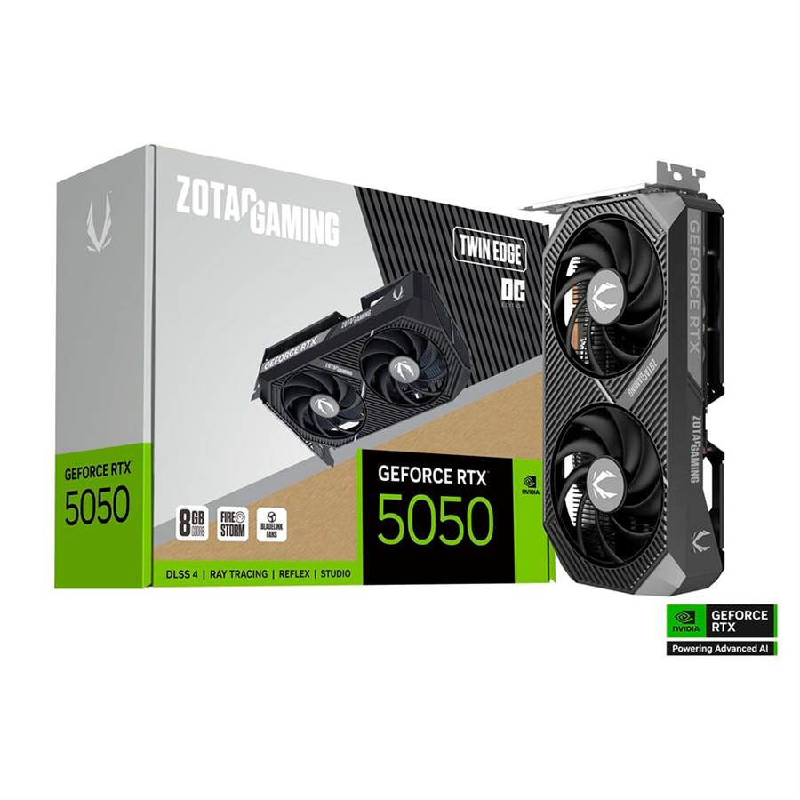 PLACA DE VIDEO RTX 5050 ZOTAC TWIN EDGE OC 8 GB