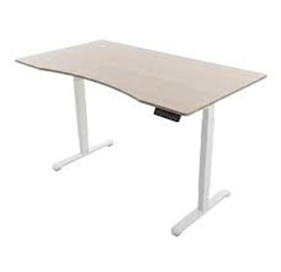 Escritorio Gamer Regulable Eléctrico Evolabs Liftdesk Art Blanco