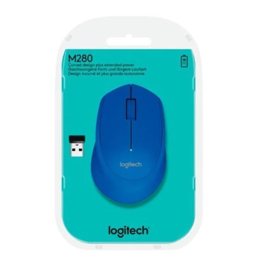 MOUSE LOGITECH WIRELESS M280 AZUL - INALÁMBRICO