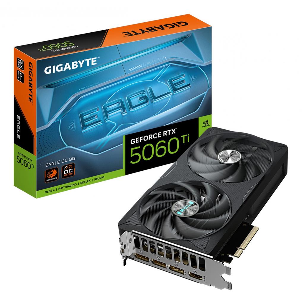 PLACA DE VIDEO RTX 5060TI GIGABYTE EAGLE OC 8GB