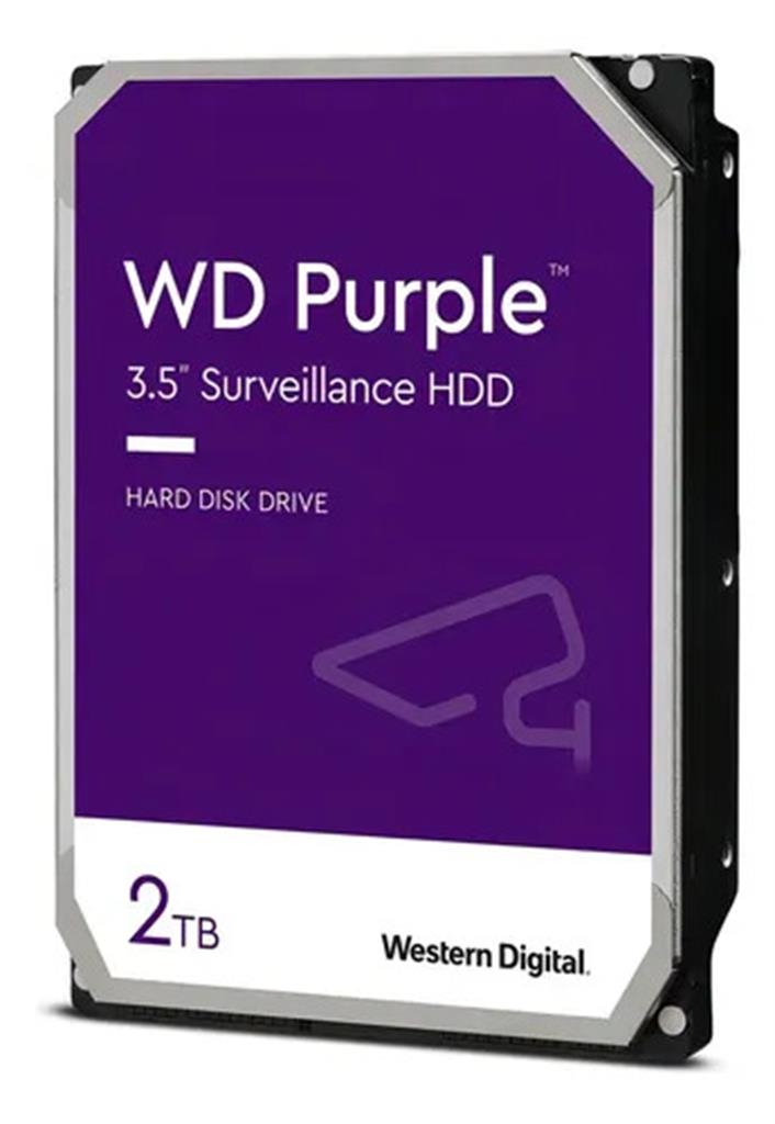 DISCO INTERNO 2TB HDD WESTERN DIGITAL PURPLE 3.5" SATA 3.0 5400RPM