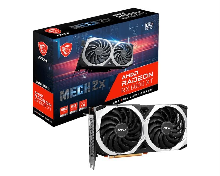 Placa de video RX 6600 XT MSI Mech 2X (OEM) - OUTLET