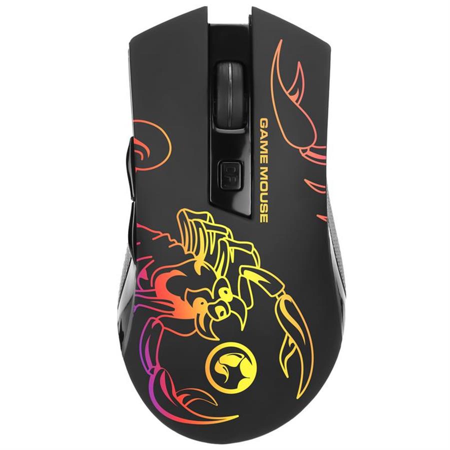 Mouse Gamer Marvo M209 - 6400 DPI Optico LED 7 Colores 6 Botones