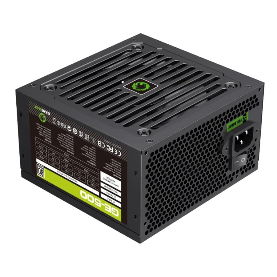 Fuente 500W Gamemax GE-500 80 PLUS White