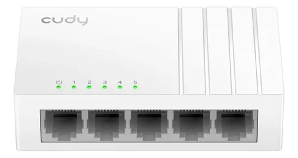 SWITCH CUDY 5 PUERTOS GIGABIT - SPLIT USB-C SIN TRAFO