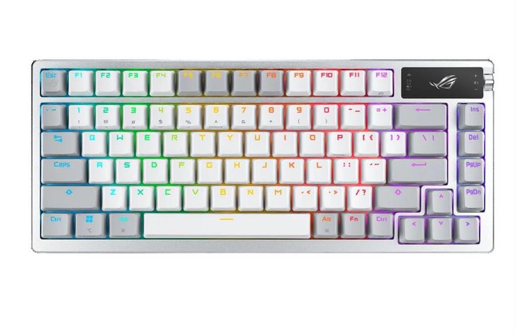 TECLADO ASUS ROG AZOTH WIRELESS NX 75% ESPAÑOL MECÁNICO WHITE