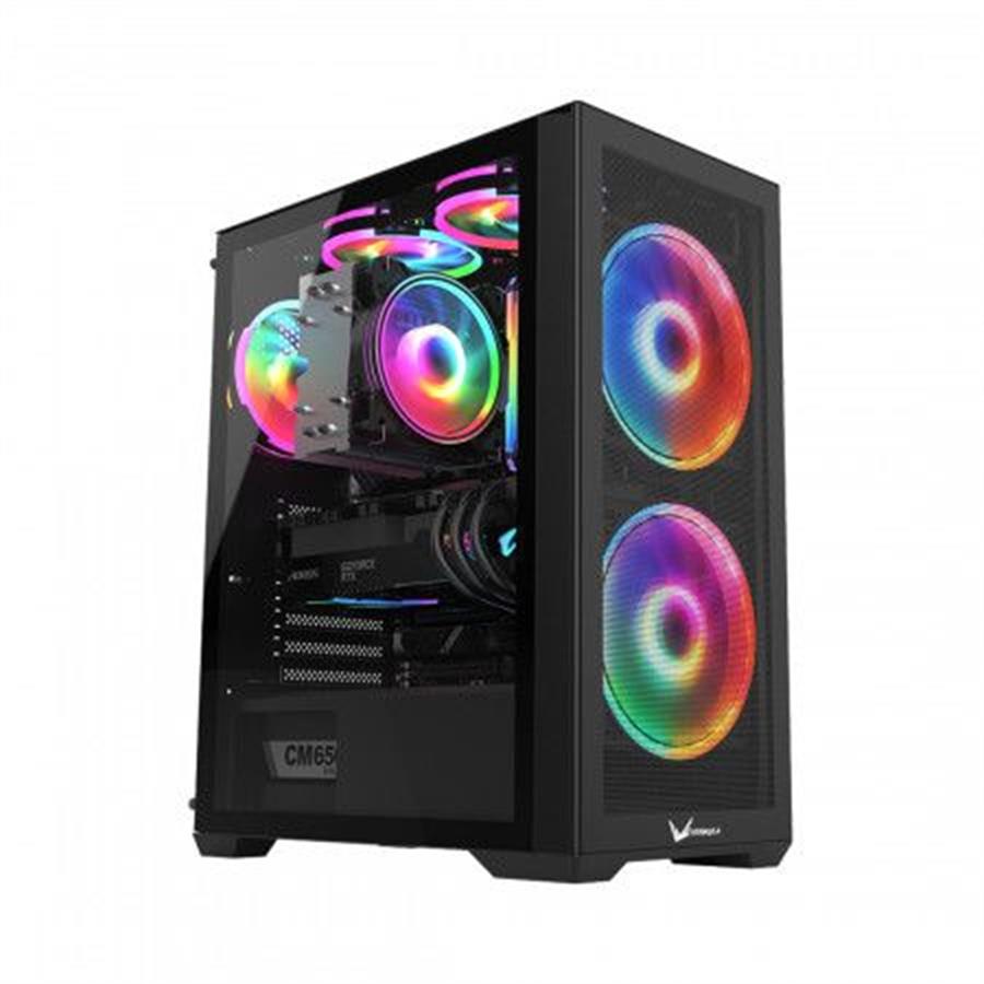 Gabinete Gamer Formula V Air Power G5 DUO Black ATX - (3 FAN FRGB)