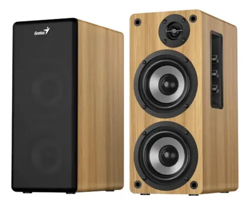 PARLANTE GENIUS SP-HF1220BT 45W PINE WOOD BLUETOOTH