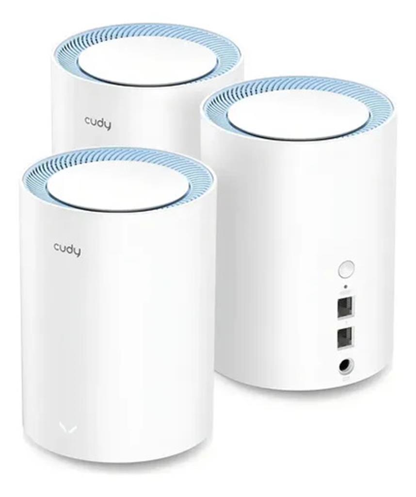 SISTEMA MESH CUDY M1300 GIGABIT AC1200 PACK X3