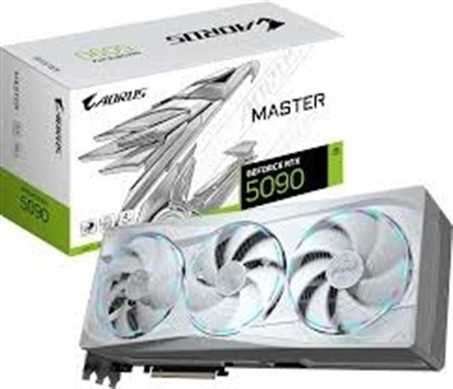 Placa de video AORUS RTX 5090 MASTER ICE 32G