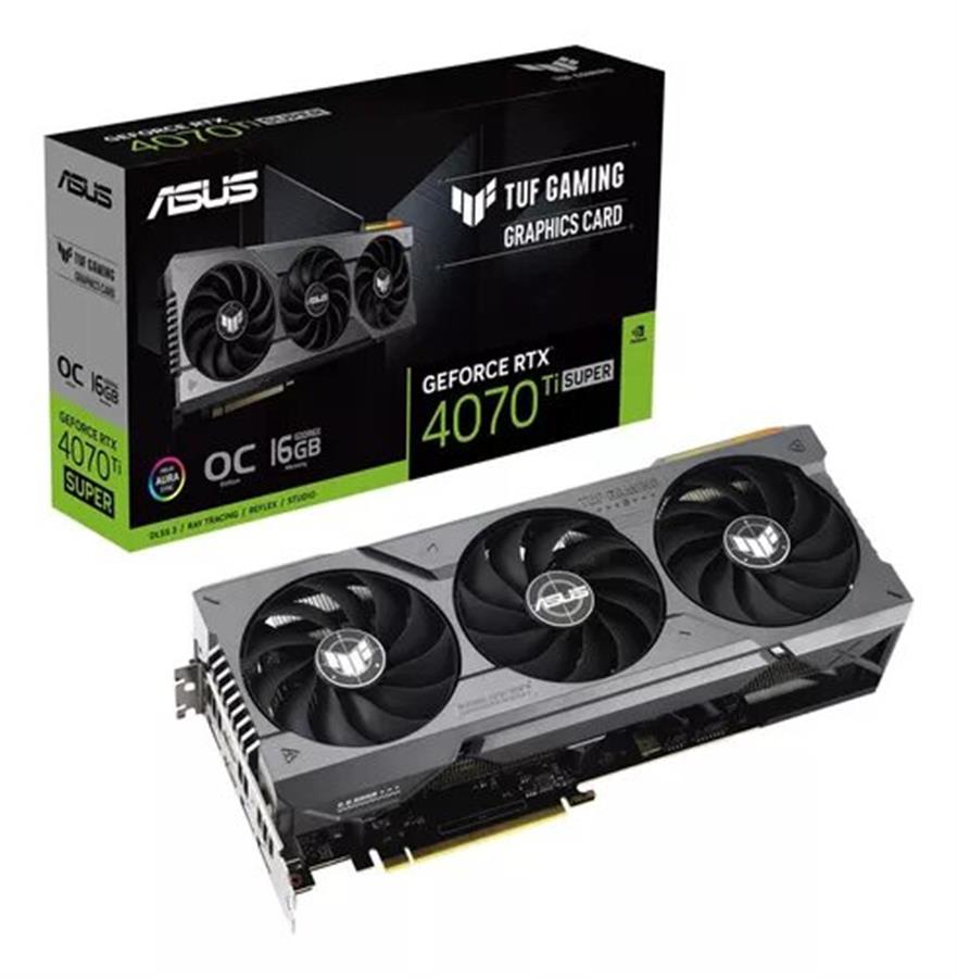 Placa de video RTX 4070Ti Super OC Asus TUF Gaming 16 GB